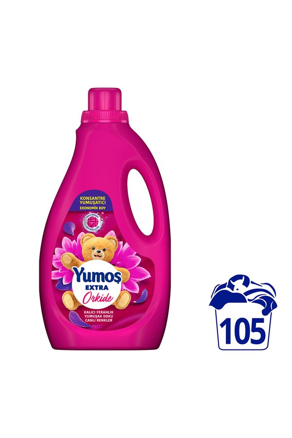 Extra Konsantre Çamaşır Yumuşatıcısı Orkide 105 Yıkama 2520ml x1