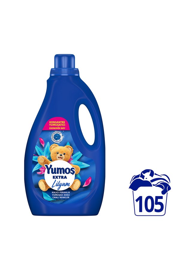 Extra Konsantre Çamaşır Yumuşatıcısı Lilyum 105 Yıkama 2520ml x1