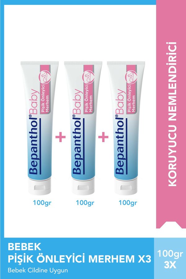 Baby Pişik Önleyici Merhem 100 G x 3 Adet