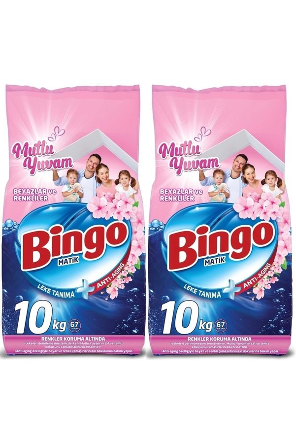 Matik 10 Kg Renkli + Beyaz Mutlu Yuvam X2 Adet