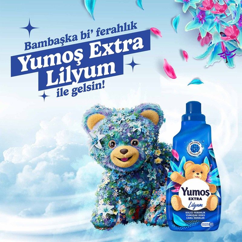 Extra Konsantre Çamaşır Yumuşatıcısı Lilyum 1440 ml x2 görsel 3