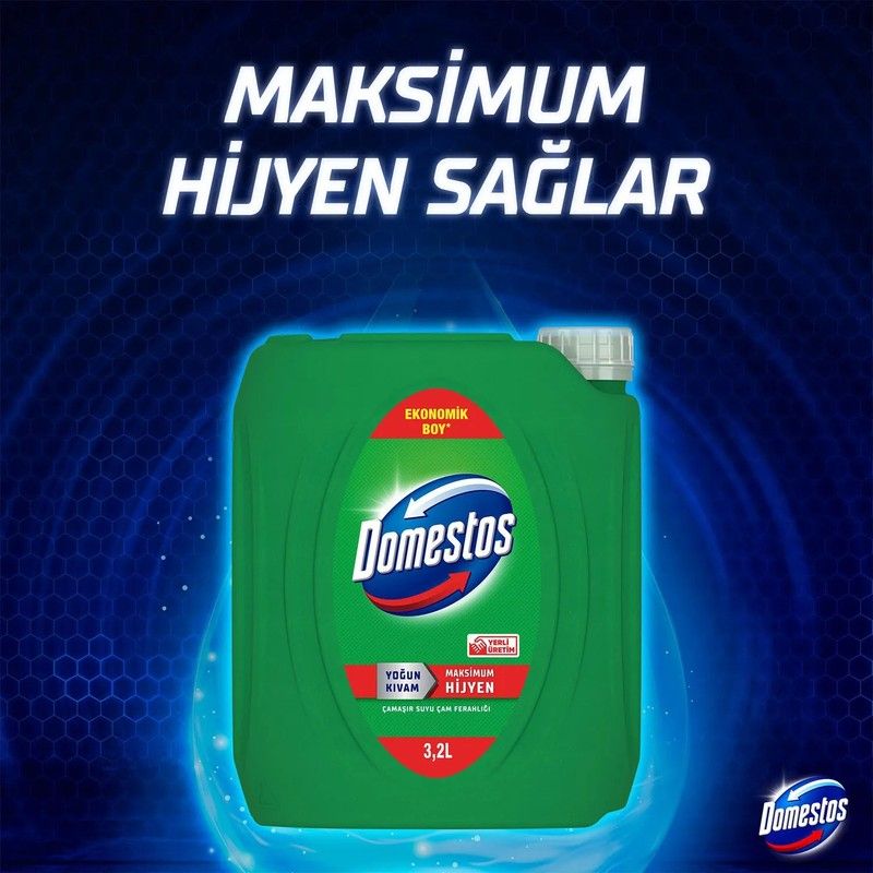 Yoğun Kıvamlı Çamaşır Suyu Çam Ferahlığı 3240 ml görsel 2