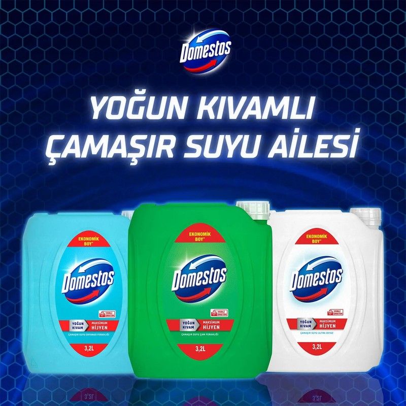 Yoğun Kıvamlı Çamaşır Suyu Çam Ferahlığı 3240 ml görsel 5