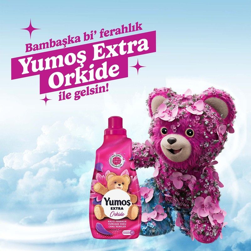 Extra Konsantre Çamaşır Yumuşatıcısı Orkide 1440 ml 60 Yıkama görsel 3